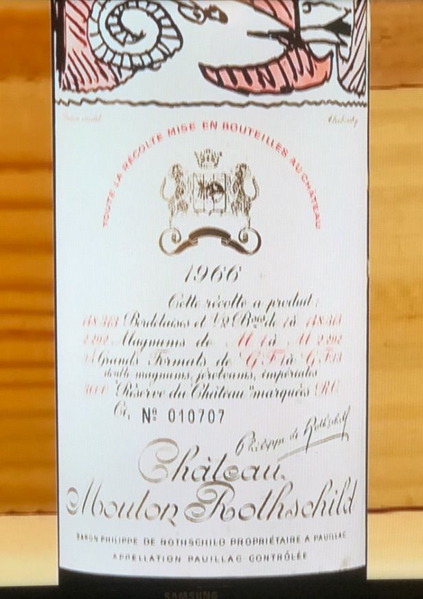 1967 Château Mouton Rothschild - CellarTracker