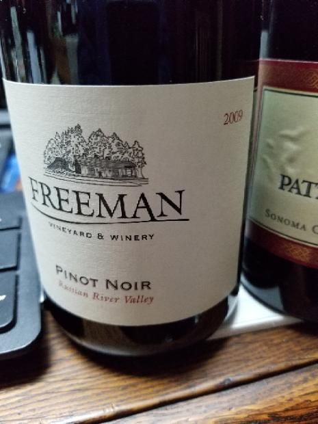 2009 Freeman Pinot Noir Russian River Valley - CellarTracker