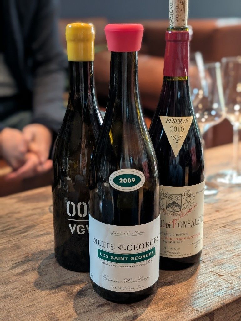ヴォルネイ・サン・シャンパン 1996 & ニュイ・サン・ジョルジュ 2002 1996 Domaine Henri Gouges Nuits St. Georges 1er Cru Les