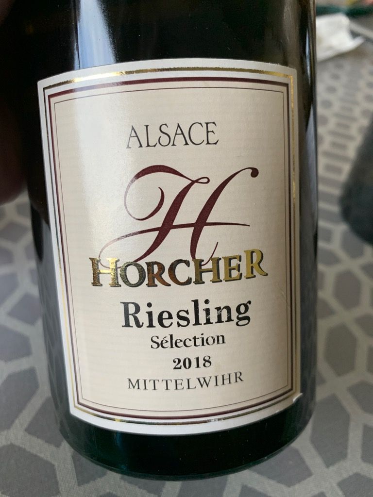 2020 Horcher Riesling Selection, France, Alsace - CellarTracker