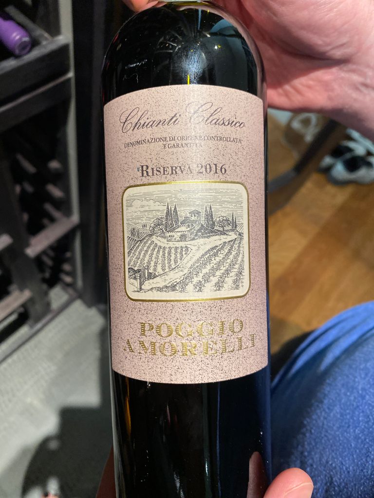 2016 Poggio Amorelli Chianti Classico Riserva, Italy, Tuscany, Chianti