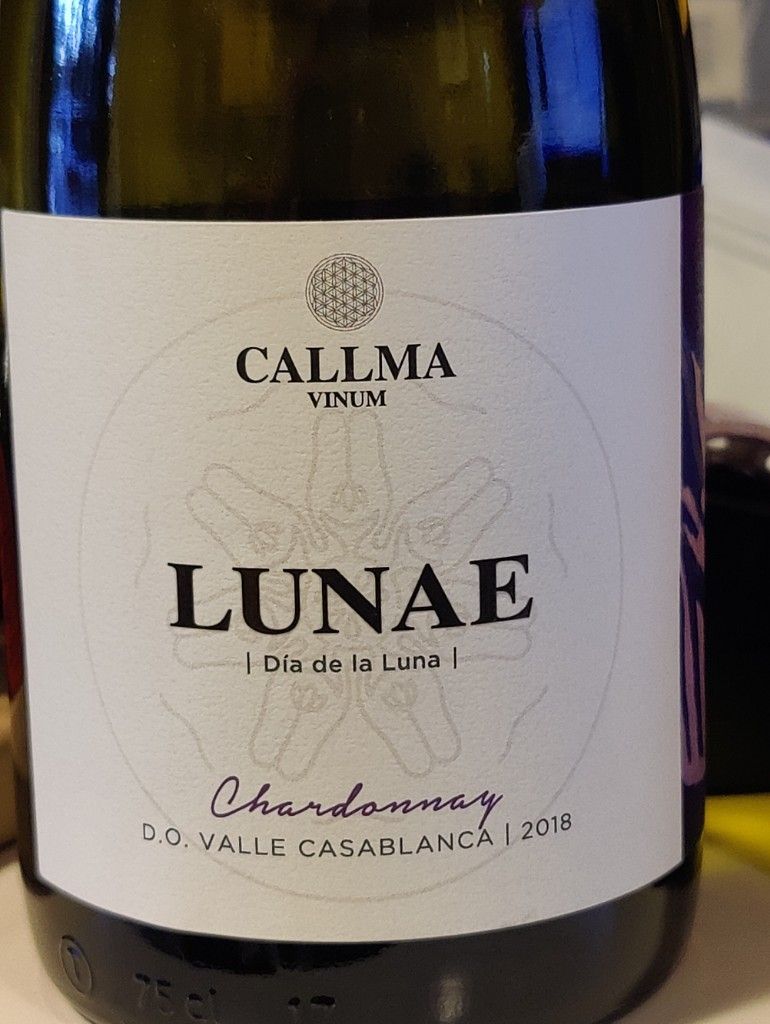 Callma 2018 Callma Vinum Chardonnay Lunae, Chile, Casablanca Valley ...
