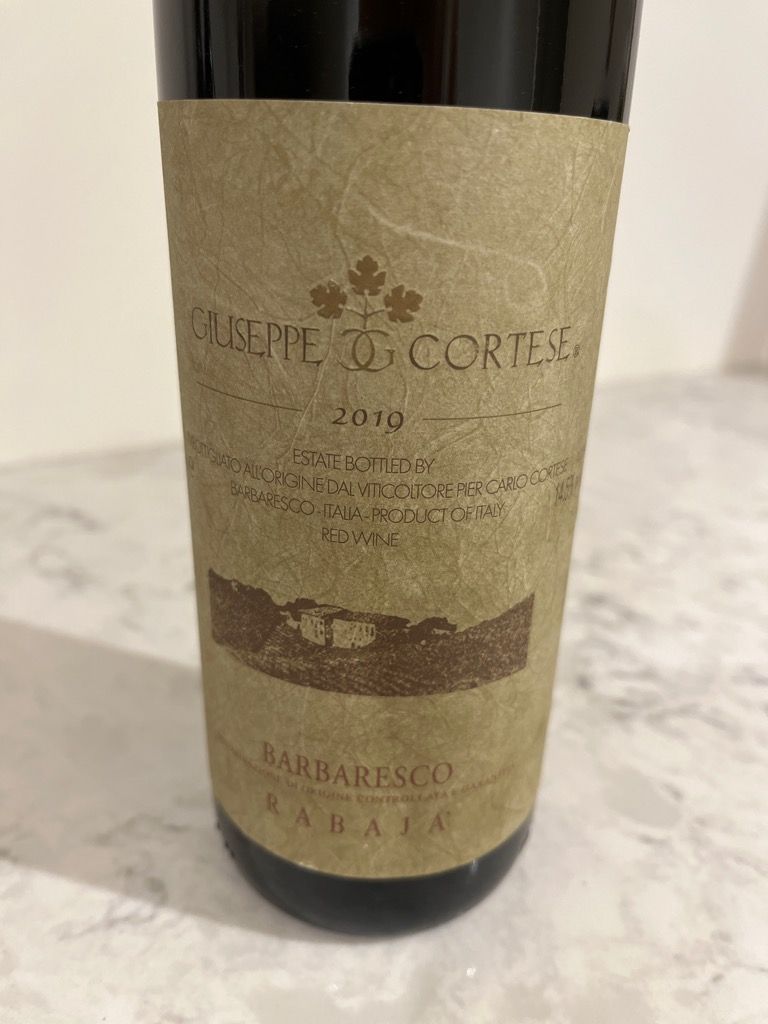 2019 Giuseppe Cortese Barbaresco Rabajà - CellarTracker