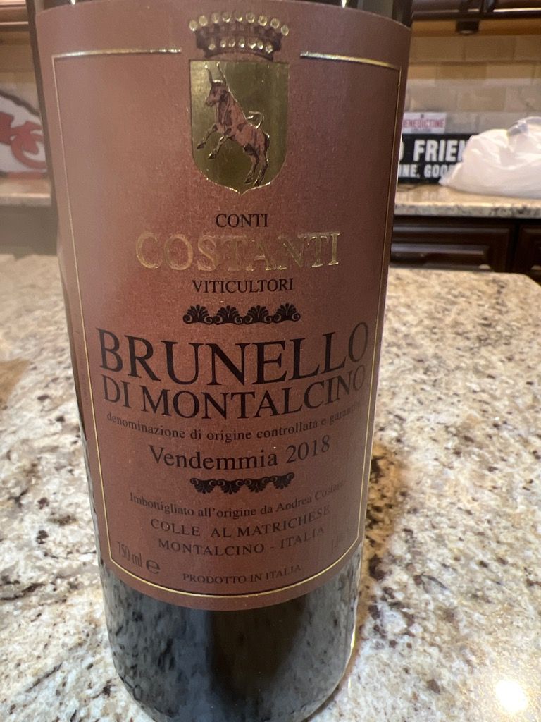2018 Conti Costanti Brunello di Montalcino - CellarTracker