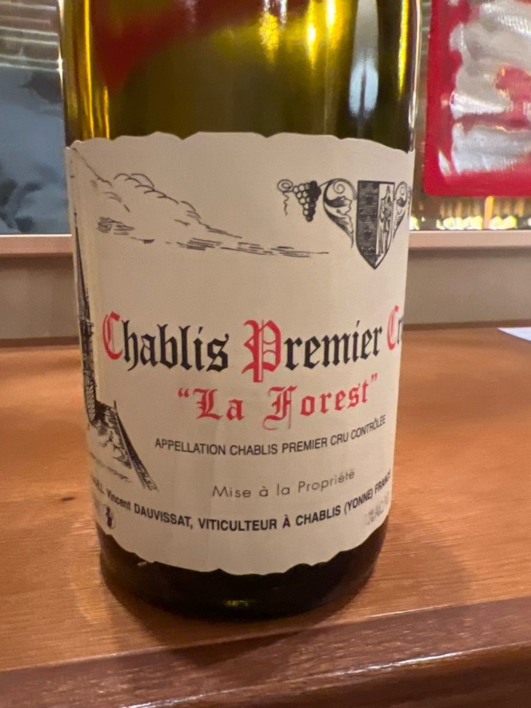 2023 Vincent Dauvissat (René & Vincent) Chablis 1er Cru La Forest