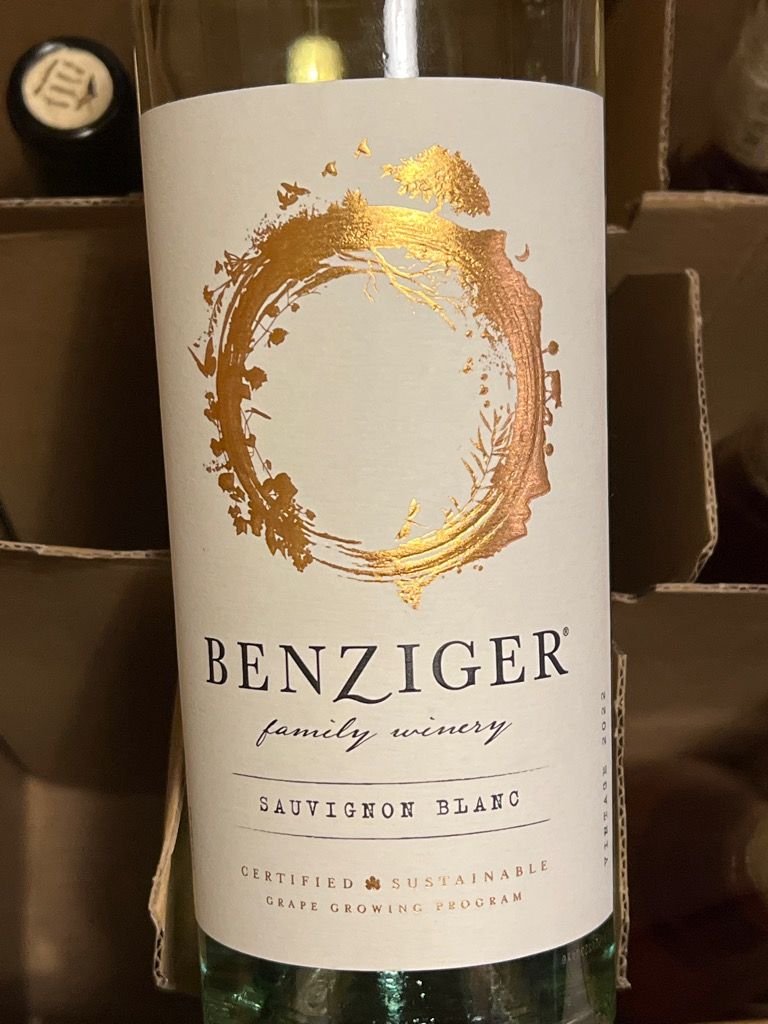 2022 Benziger Family Winery Sauvignon Blanc Sonoma Valley, USA ...