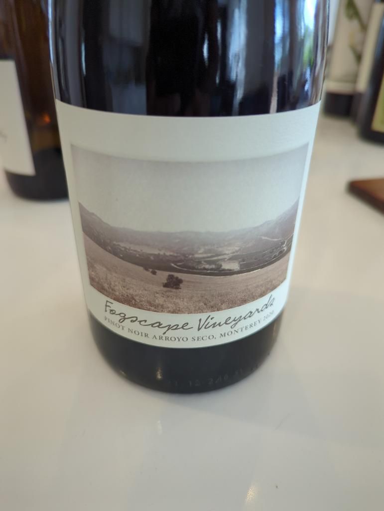 2020 Fogscape Vineyards Pinot Noir, USA, California, Central Coast ...