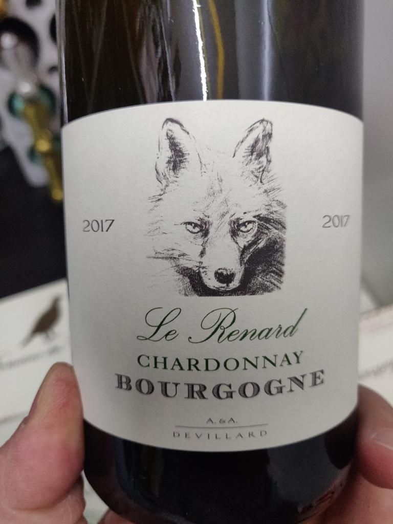 BOURGOGNE CHARDONNAY LE RENARD DEVILLARD BLANC  75 CL