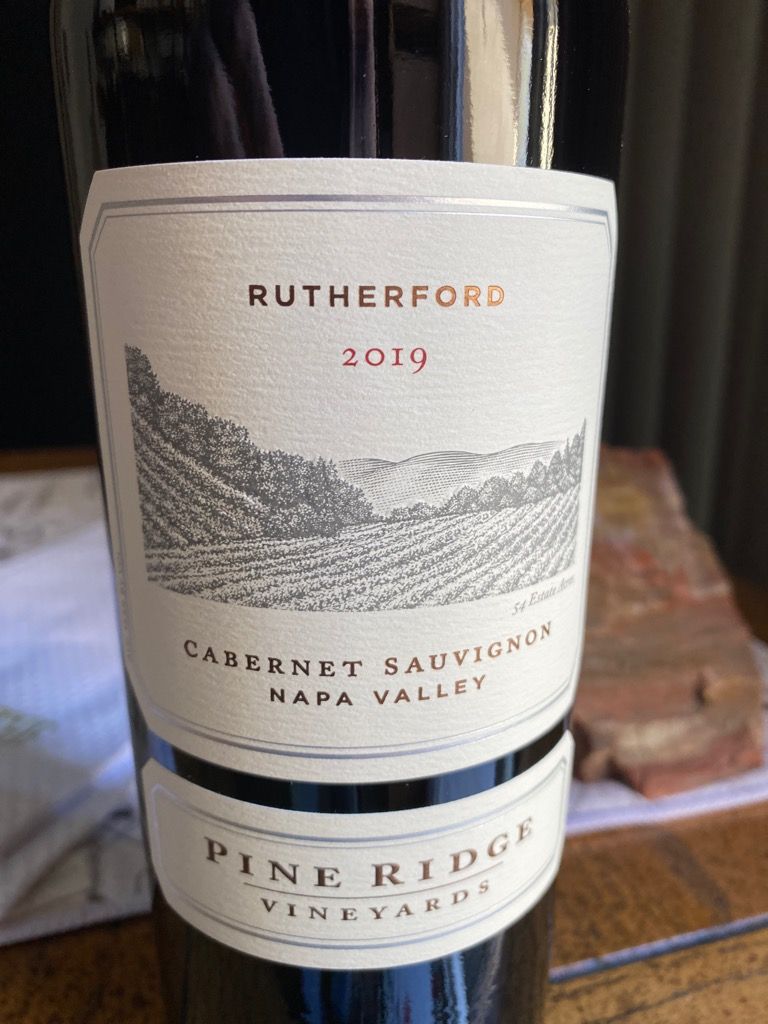 2019 Pine Ridge Vineyards Cabernet Sauvignon Rutherford, USA ...