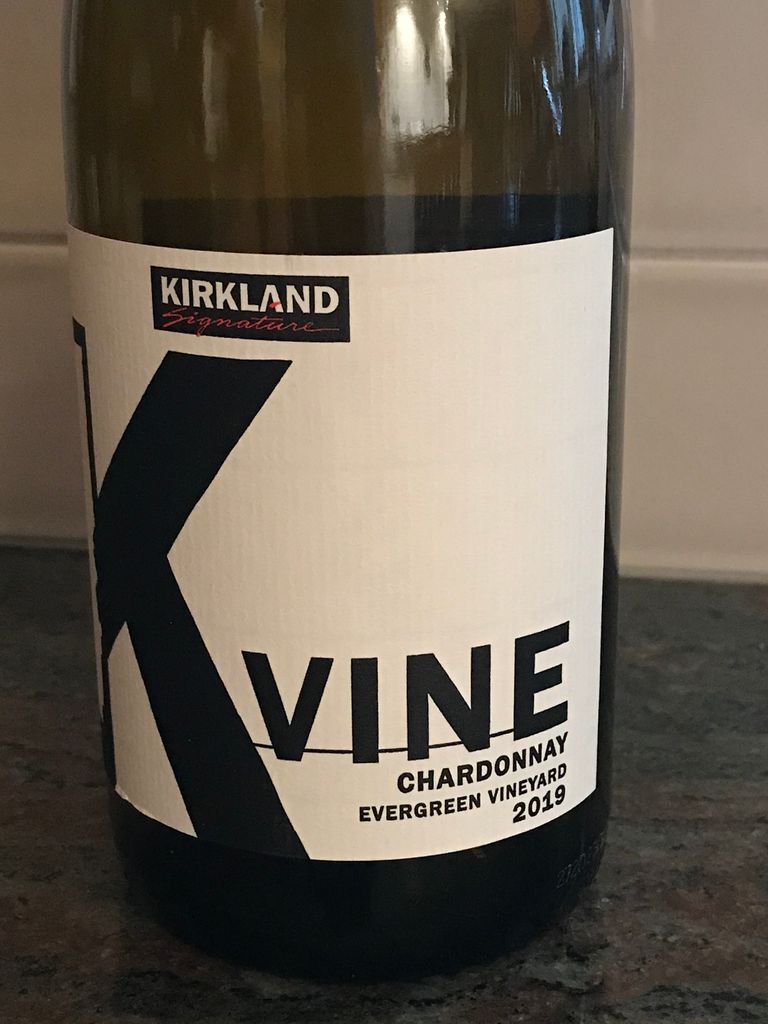 2019 Kirkland Signature Chardonnay K Vine Evergreen Vineyard, USA