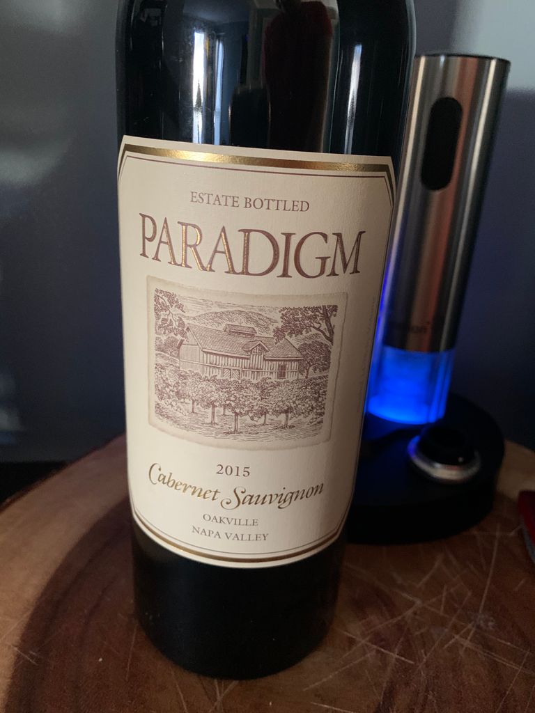 2015 Paradigm Cabernet Sauvignon - CellarTracker