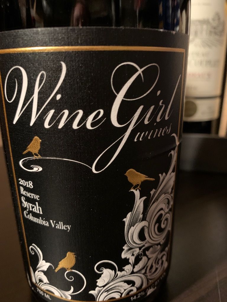 2018 WineGirl Wines Syrah Reserve, USA, Washington, Columbia Valley