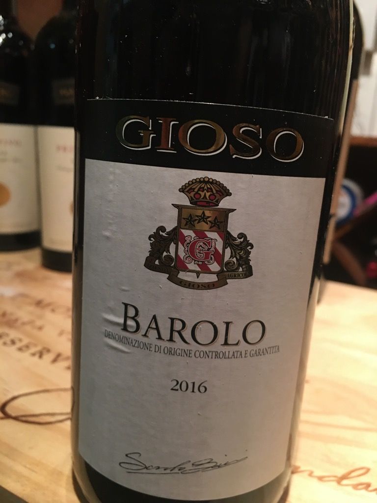 2016 Gioso Barolo, Italy, Piedmont, Langhe, Barolo - CellarTracker