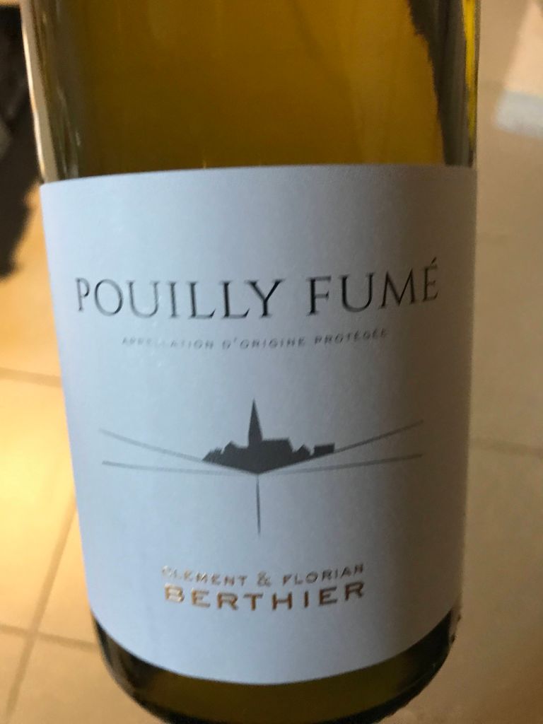 2019 Domaine des Berthiers PouillyFumé, France, Loire Valley, Upper