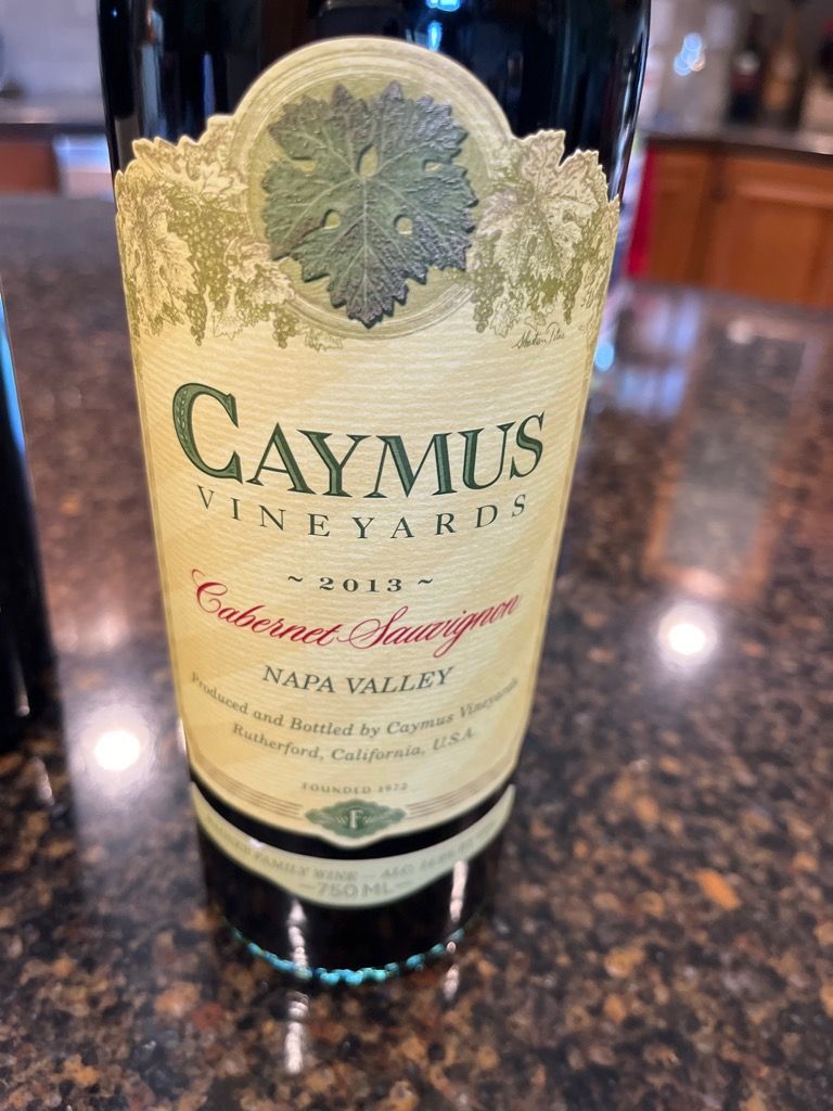 CAYMUS ケイマスヴィンヤーズ　NAPA VALLEY 2013 未開栓 2013 Caymus Cabernet Sauvignon - CellarTracker