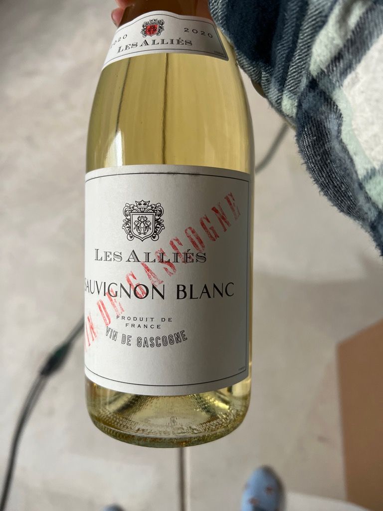 2020 Les Alliés Sauvignon Blanc, France, Vin de France CellarTracker