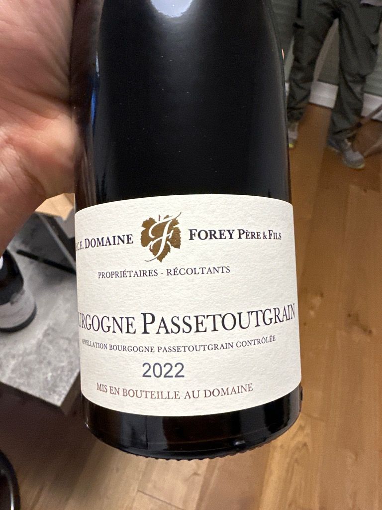 2019 Forey Père et Fils Bourgogne Passetoutgrains