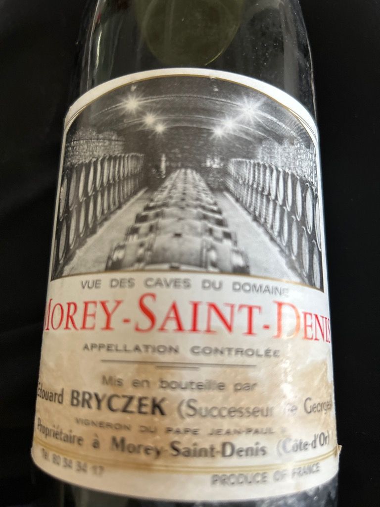 2012 Christophe Bryczek Morey St. Denis 1er Cru Cuvée du Pape Jean-Paul II  - CellarTracker