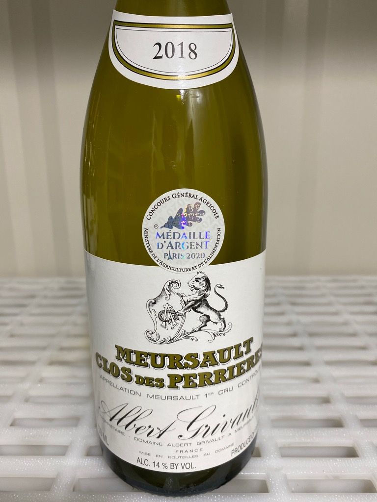 2018 Albert Grivault Meursault 1er Cru Clos des Perrires - CellarTracker
