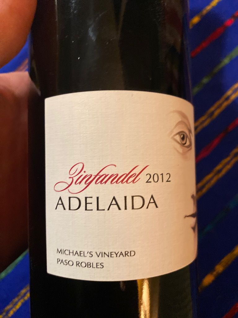 2012 Adelaida Zinfandel Michael's Vineyard, USA, California, Central