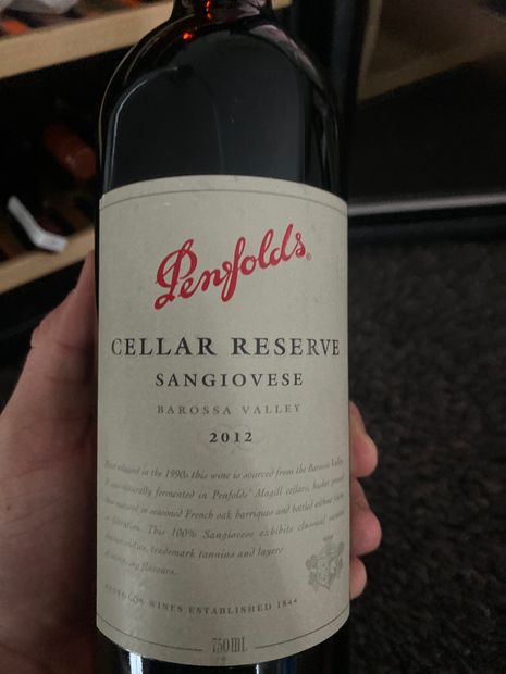 2012 Penfolds Sangiovese Cellar Reserve, Australia, South Australia ...