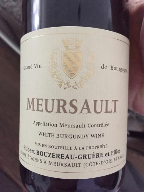 2014 Hubert Bouzereau-Gruère et Filles Meursault - CellarTracker