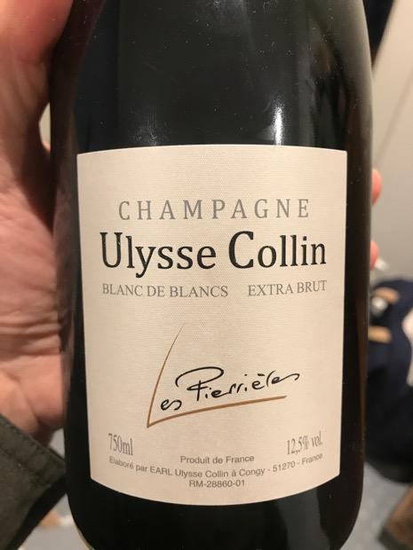 N.V. Ulysse Collin Champagne Blanc de Blancs Extra Brut (2018) Les