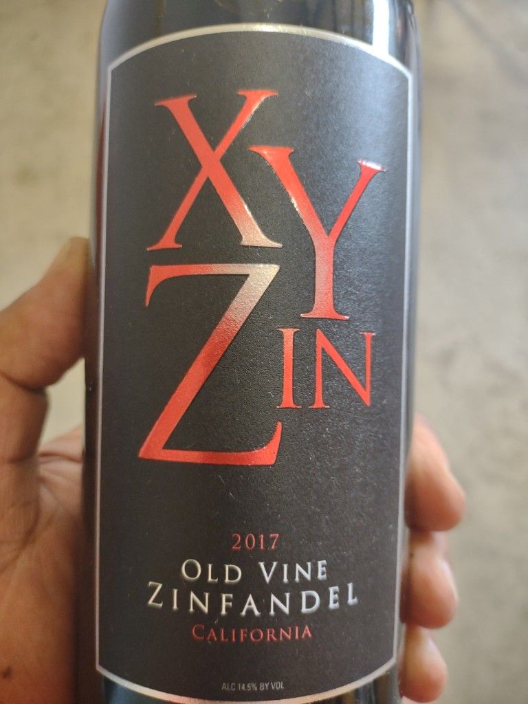 2017 XYZin Old Vine Zinfandel - CellarTracker