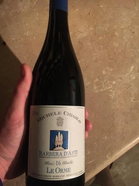 2016 Michele Chiarlo Barbera d Asti Le Orme CellarTracker