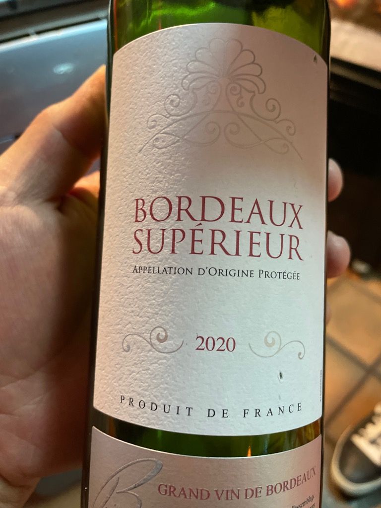 Bordeaux Lidl Supérieur - 2021 CellarTracker