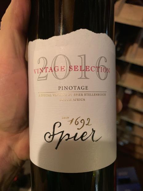 2016 Spier Pinotage Vintage Selection (Pinotage), South Africa, Coastal ...