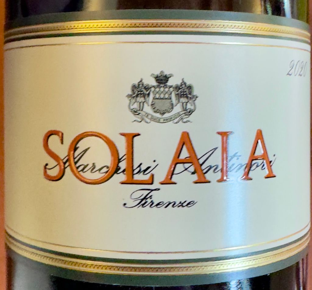 超希少】Solaia 逆ラベル 1995 Antinori 超希少】Solaia 逆ラベル 1995