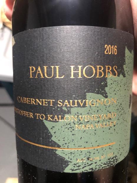 2013 Paul Hobbs Cabernet Sauvignon Beckstoffer To Kalon Vineyard