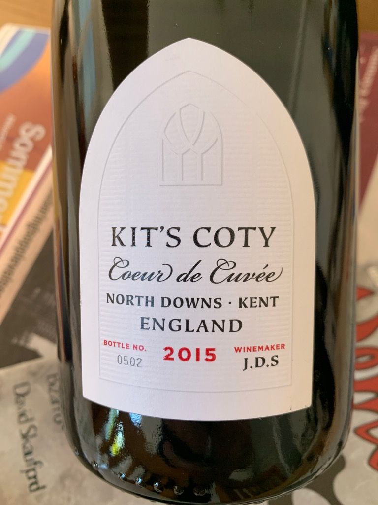 2016 Chapel Down Chardonnay Kit's Coty Estate Coeur de Cuvee, United