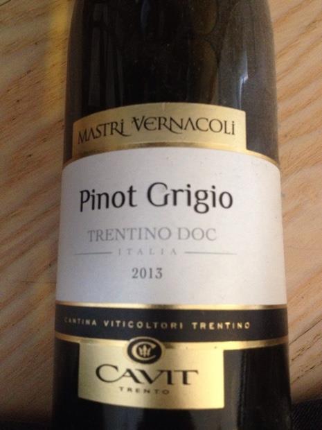 2009 Mastri Vernacoli Pinot Grigio, Italy, Trentino-Alto Adige ...