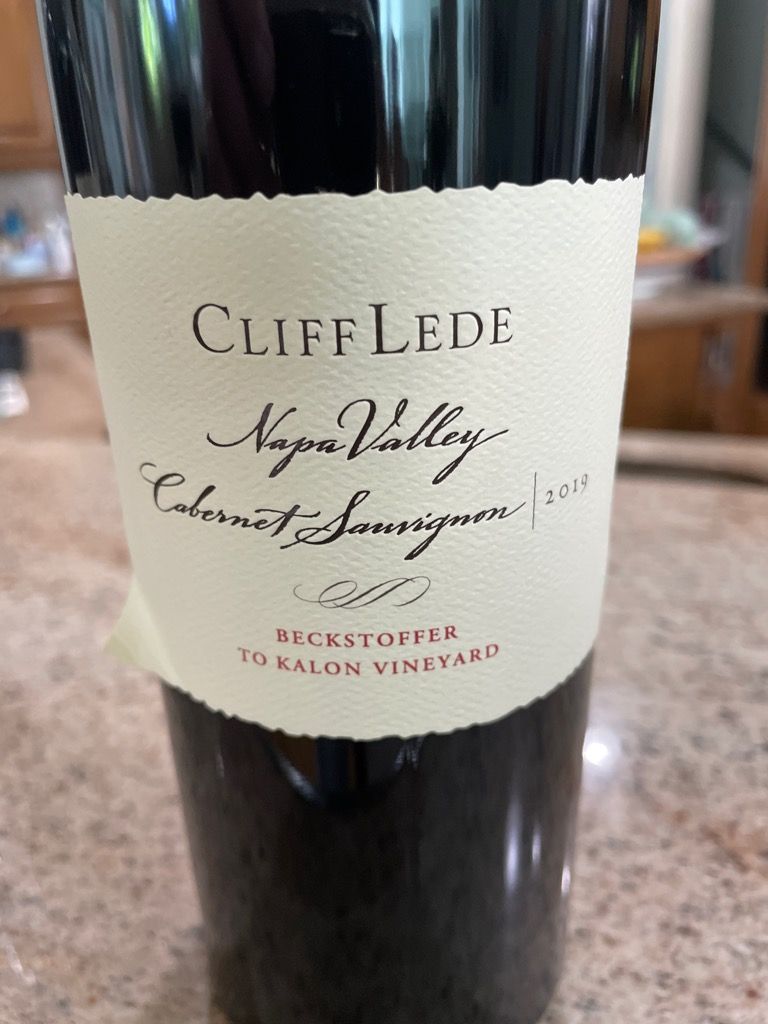 2019 Cliff Lede Cabernet Sauvignon Beckstoffer To Kalon Vineyard, USA ...