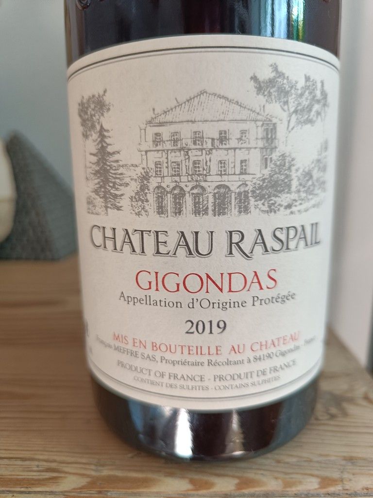2019 Château Raspail Gigondas, France, Rhône, Southern Rhône, Gigondas ...