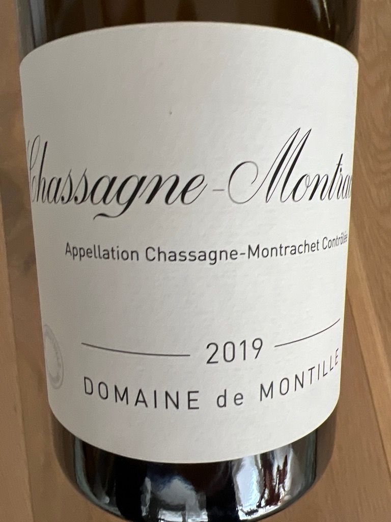 2019 Domaine de Montille Chassagne-Montrachet, France, Burgundy, Côte ...