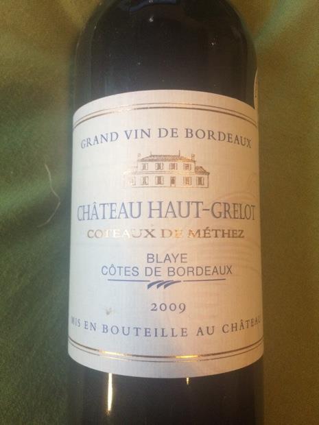 09 Chateau Haut Grelot Blaye Cotes De Bordeaux Coteaux De Methez France Bordeaux Blaye Cotes De Bordeaux Cellartracker