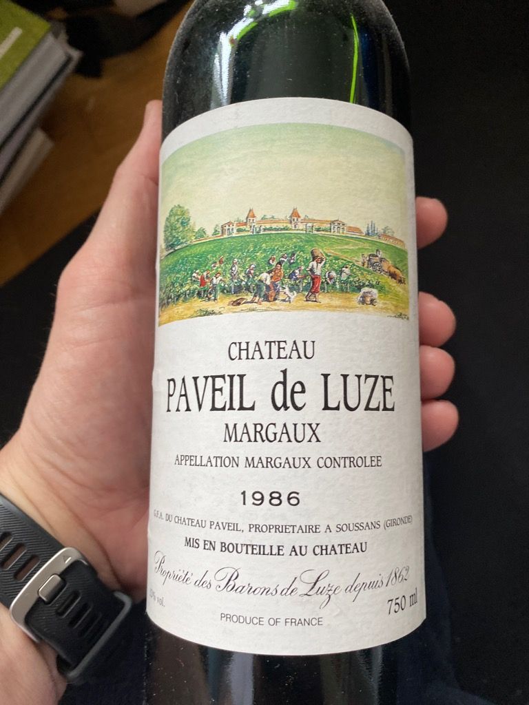 1987 Château Paveil de Luze - CellarTracker