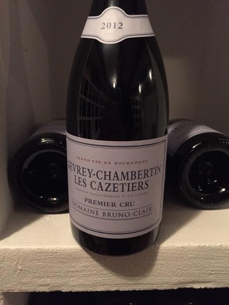 2012 Domaine Bruno Clair Gevrey-Chambertin 1er Cru Les Cazetiers