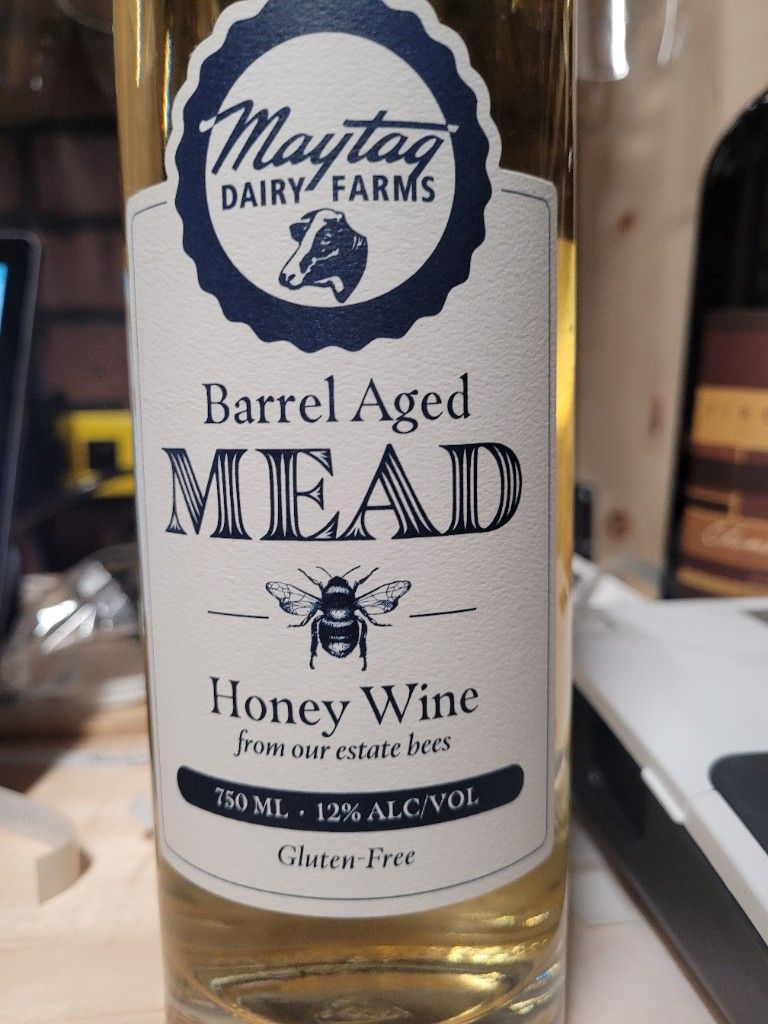 NV Foundry Distilling Co. Honey Barrel Aged Mead (w/ Maytag Dairy Farms