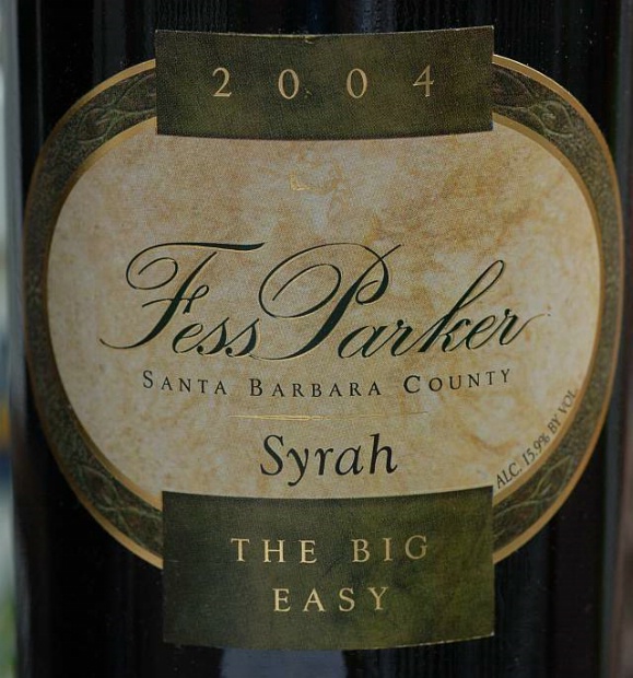 2004 Fess Parker The Big Easy, USA, California, Central Coast, Santa