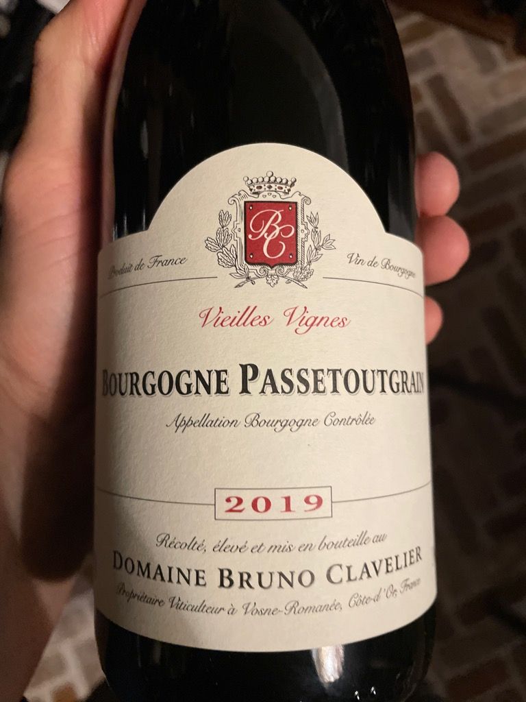 2019 Bourgogne Passetoutgrain Domaine Robert Chevillon