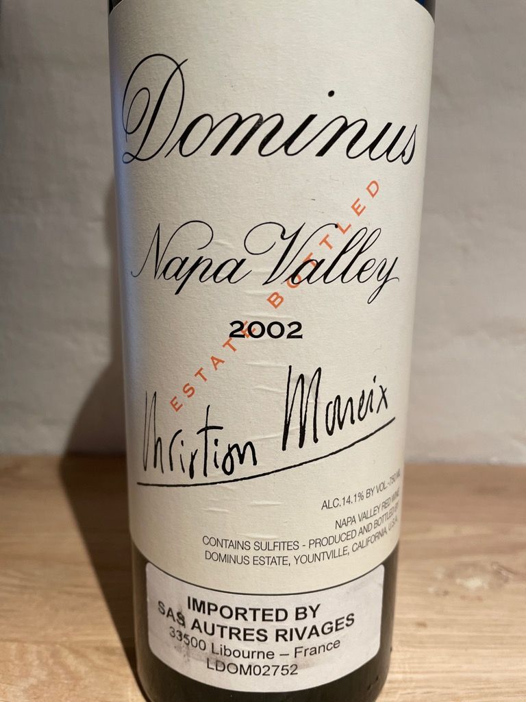 ドミナス エステート クリスチャン ムエックス 2002 楽天市場】Dominus Estate Christian Moueix 2002 / ドミナス