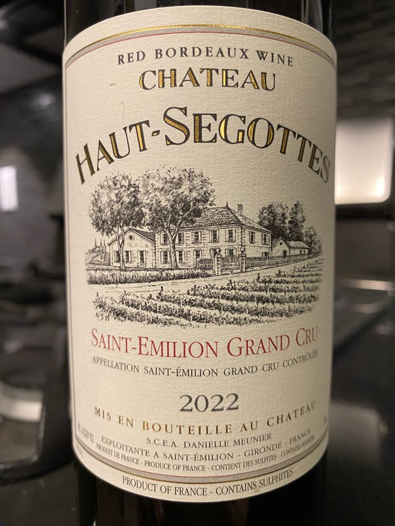 2022 Château Haut-Segottes - CellarTracker