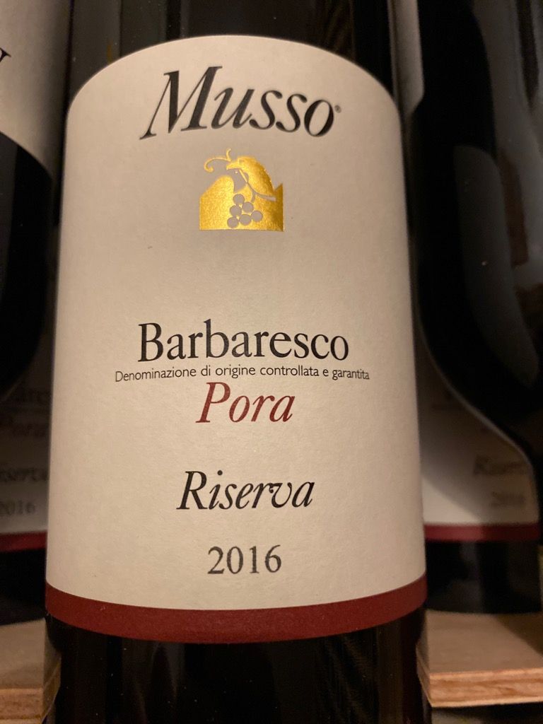 Musso Italy. Sign 2017 Musso Barbaresco Riserva Pora, Italy, Piedmont, Langhe, Barbaresco ...