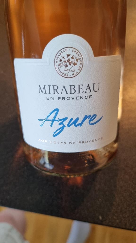 2020 Mirabeau Côtes de Provence Rosé Azure, France, Provence, Côtes de