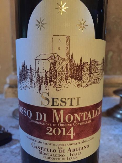 2014 Sesti (Castello di Argiano) Rosso di Montalcino, Italy, Tuscany ...