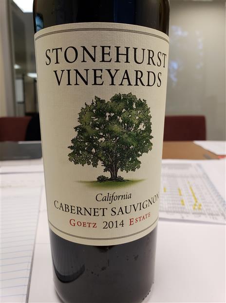 2013 Stonehurst Vineyards Cabernet Sauvignon, USA, California, San ...